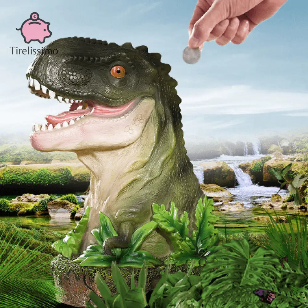 Tirelire Dinosaure En Plastique