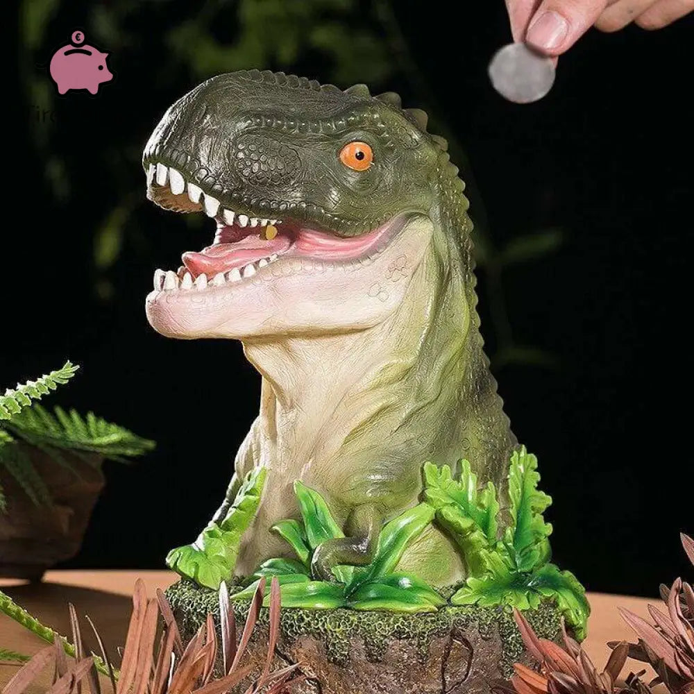 Tirelire Dinosaure En Plastique