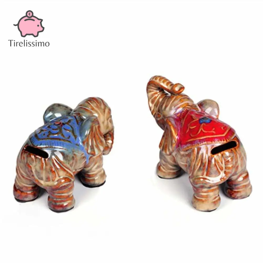 Tirelire Éléphant Vintage