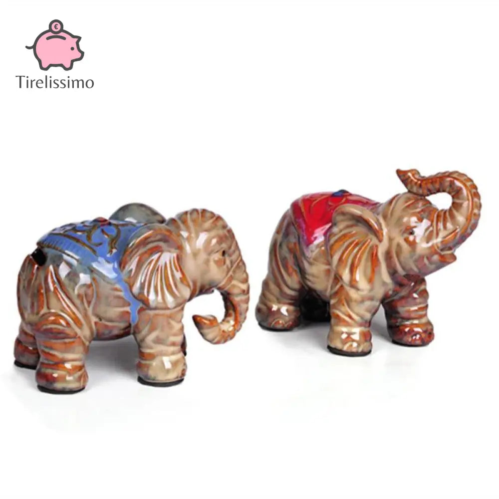 Tirelire Éléphant Vintage