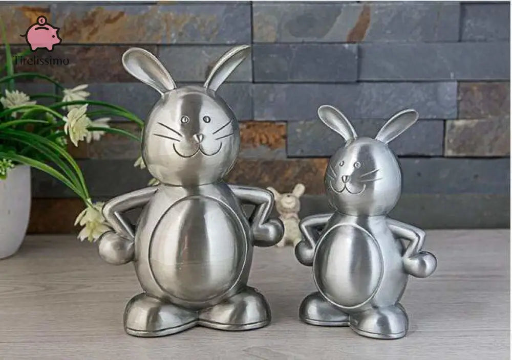 Tirelire En Argent Lapin