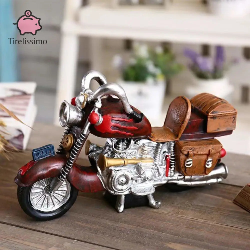 Tirelire Harley Davidson Rouge