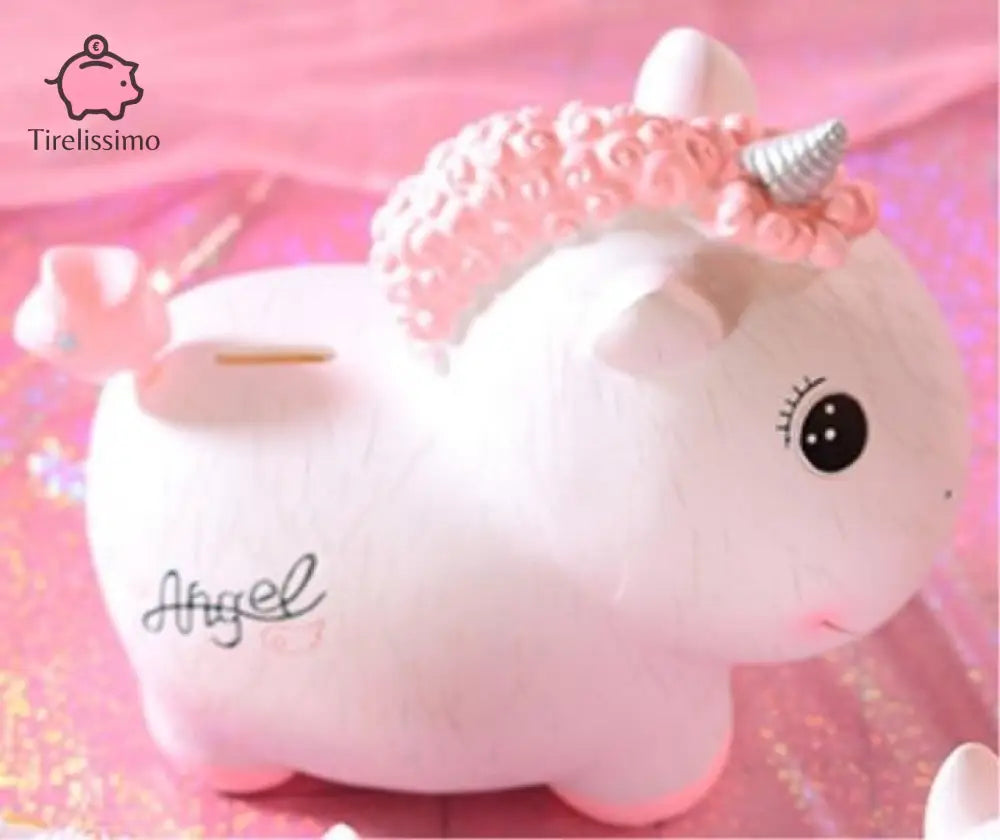 Tirelire Licorne À Décorer Rose / Petite