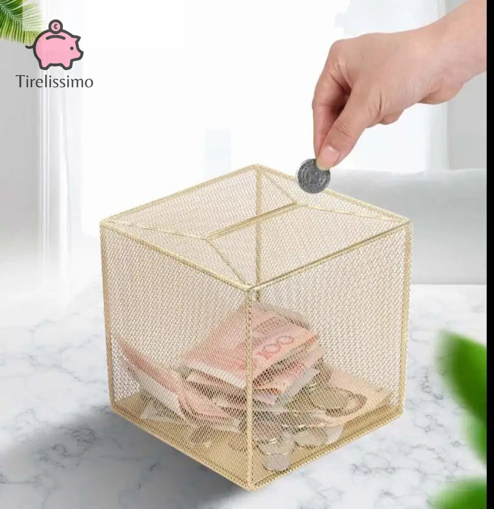 Tirelire Métal Sans Ouverture