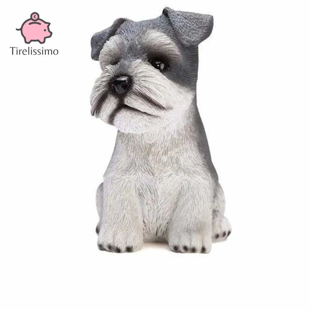 Tirelire Chien Mignon Schnauzer