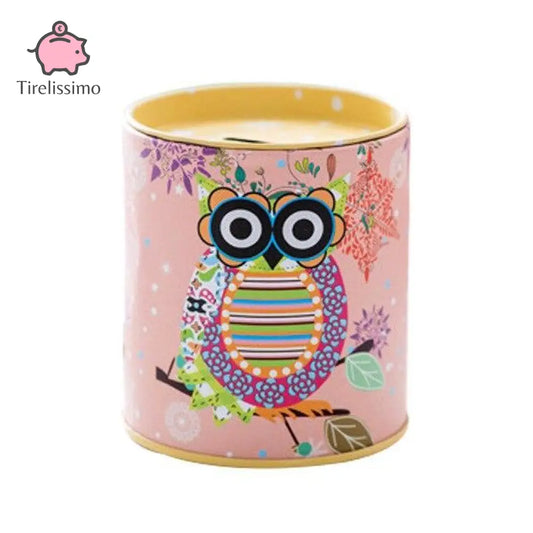 Tirelire Chouette Hibou Rose