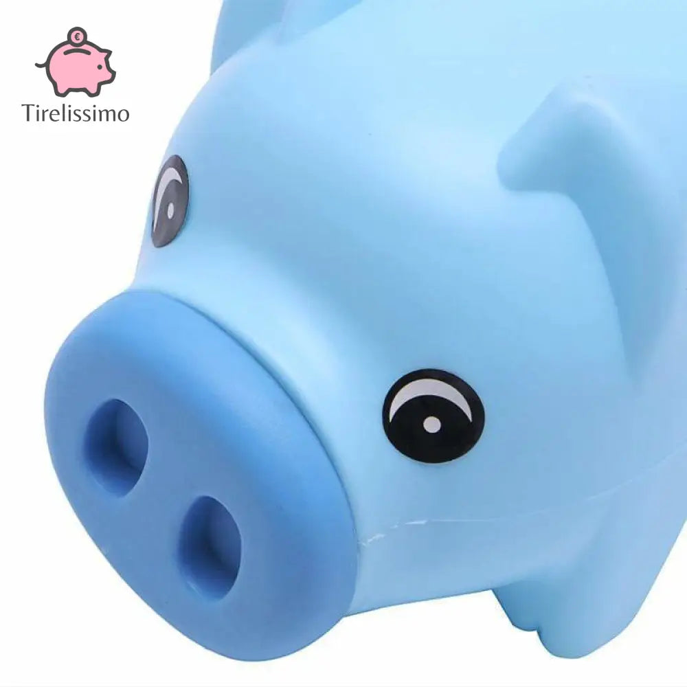 Tirelire Cochon Bleu