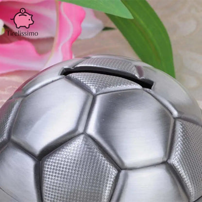 Tirelire Originale<br> Ballon de Foot en Metal-Tirelissimo