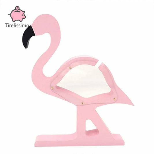 Tirelire Fille Flamant Rose